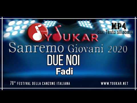 Karaoke Fadi  Due noi