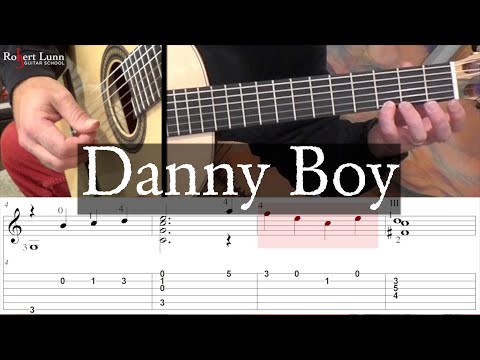 DANNY BOY - Full Tutorial with TAB - Arrangement for Classical Guitar