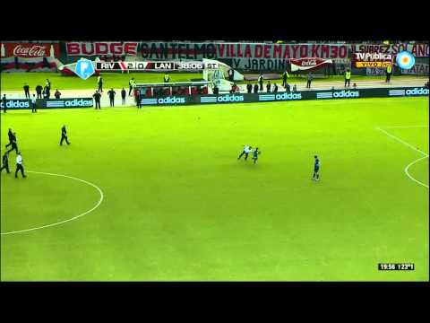 Nene entra a la cancha de River - River 2 Lanús 0