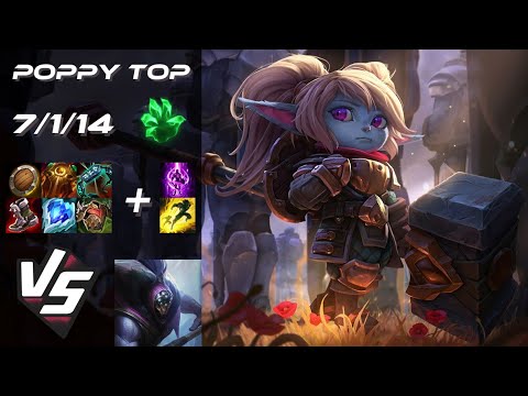 TOP Poppy vs Jax - EU Challenger Patch 14.11