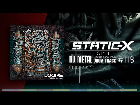 Nu Metal Drum Track / Static-X Style / 115 bpm