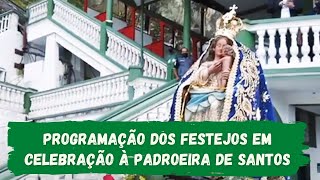 Festejos em homenagem à Padroeira de Santos começam neste domingo