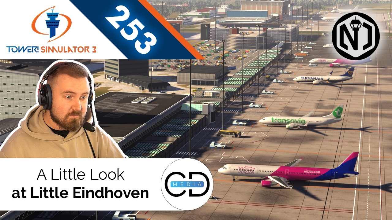 A Little Look at Little Eindhoven - Tower! Simulator 3, Episode 253