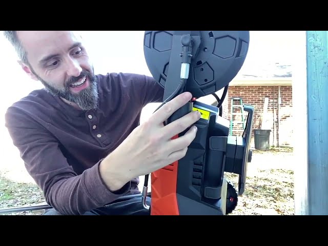 Easy to Use Pressure Washer for Effortless Cleaning - product in use
