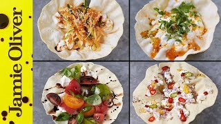 100 Calorie Poppadom Snacks | Jamie Oliver