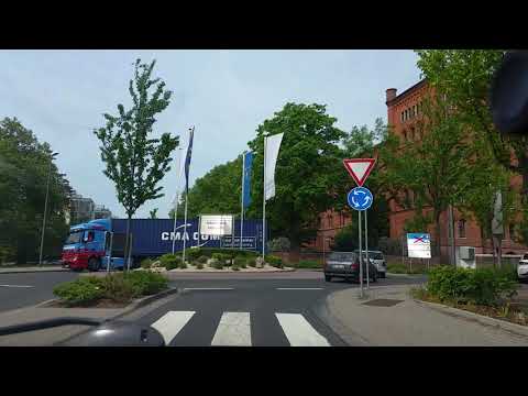 Wiesbaden - in Biebrich herumfahren