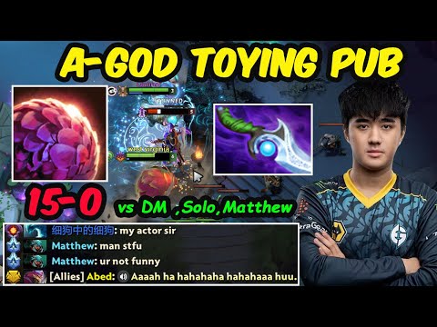 Abed Pangolier Toying PUB vs Solo Matthew DM TI11 BATTLEGROUND Singapore Ranked Dota 2