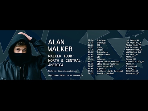 Alan Walker - Walker Tour 2017: North & Central America (Trailer)