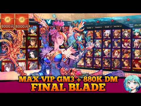 FINAL BLADE PRIVATE SERVER - MAX VIP GM3+ - FULL YUAN RECHARGE CARD