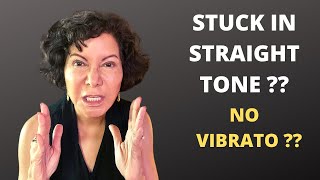 STUCK IN STRAIGHT TONE?  NO VIBRATO?  Vibrato Exercises Singing #shorts  #singinglessons
