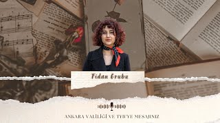 ANKARA VALİLİĞİ VE TYB'YE MESAJINIZ - BİLGE YAZARLAR FİDAN GRUBU
