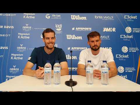 #OeirasOpen 1 | Conferência de Imprensa de Mats Moraing e Oscar Otte - campeões pares