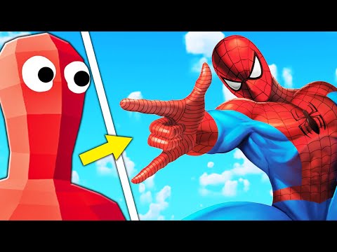 I UPGRADE This Wobbler Into SPIDERMAN! - Totally Accurate Battle Simulator