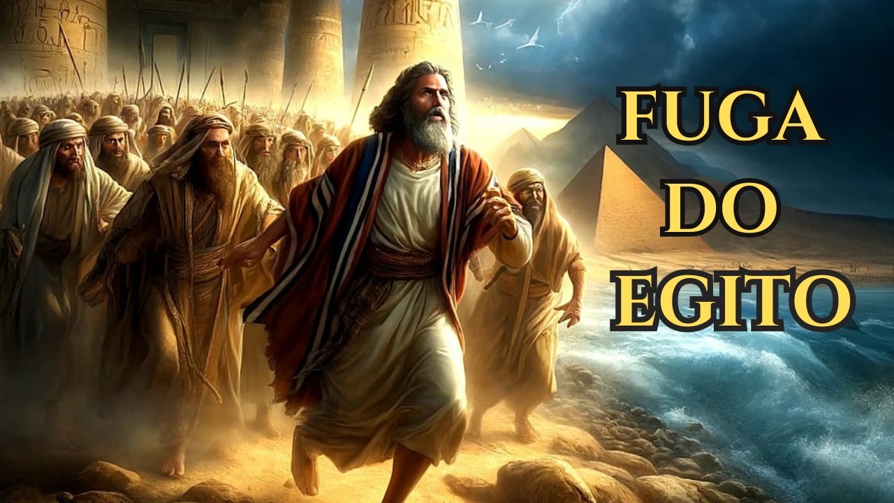 A JORNADA DE MOISÉS LIDERANDO A  FUGA DO EGITO !