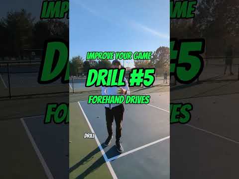 Pickleball Drill #5. Forehand Drives