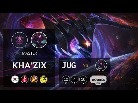 Kha'Zix Jungle vs Elise - KR Master Patch 10.1