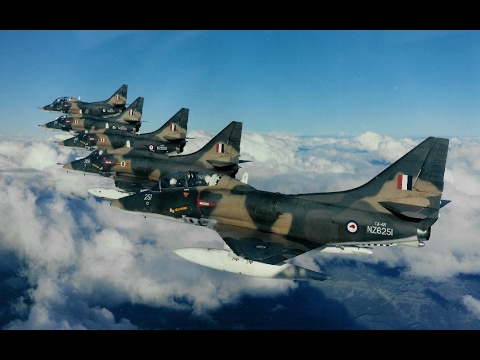 Don Simms on the RNZAF Skyhawks