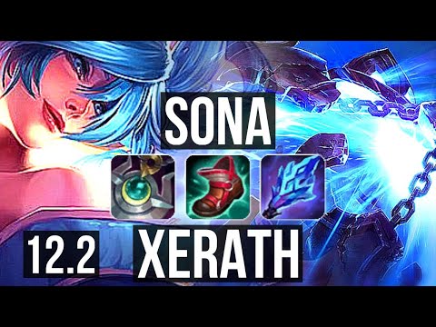 SONA & Jinx vs XERATH & Jhin (SUP) | Rank 1 Sona, 2/2/20, 1.7M mastery | JP Grandmaster | 12.2