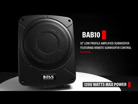 BOSS Audio Systems BAB10 10\" 1200W Amplified Subwoofer System with Enclosure. (Sold Single)