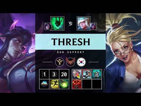 Thresh Support vs Janna - KR Grandmaster Patch 25.18