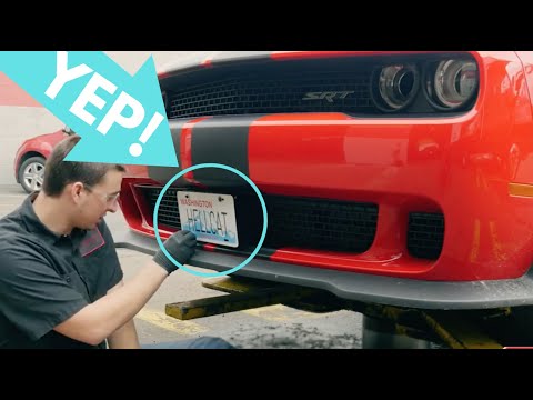 How to Install a Front License Plate Holder on a Dodge Challenger: Step-by-Step Guide