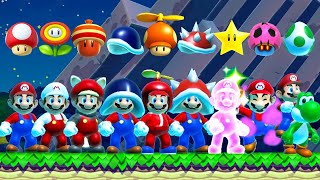Super Mario Maker 2 - All Power-Ups in Night Mode