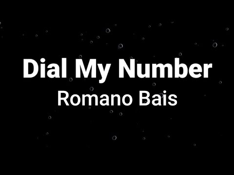 Dial My Number ( lyrics ) 80's Disco - Romano Bais