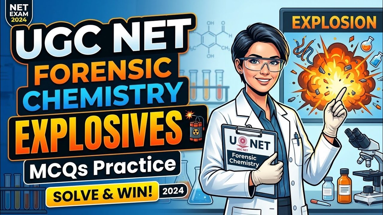 UGC NET Forensic Chemistry | Explosives MCQs Practice #chemistry