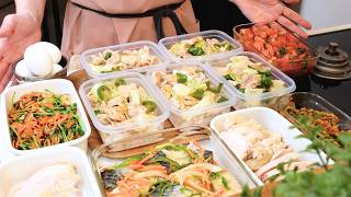 【冷凍弁当＋おかず6品】1時間半でたんぱく質も野菜もとれる週末作り置き