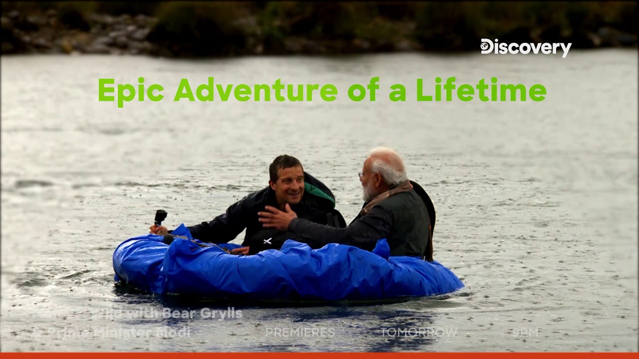 Man VS Wild with Bear Grylls and PM Modi | Tomorrow 9 PM | Discovery India