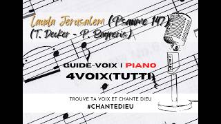 Lauda Jerusalem – Psaume 147 – (T. Decker – P. Bagneris) – 4Voix(Tutti)