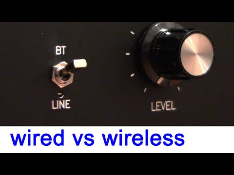 wired vs bluetooth sound blind test, 6L6GC pp tube amplifier model E-1BT