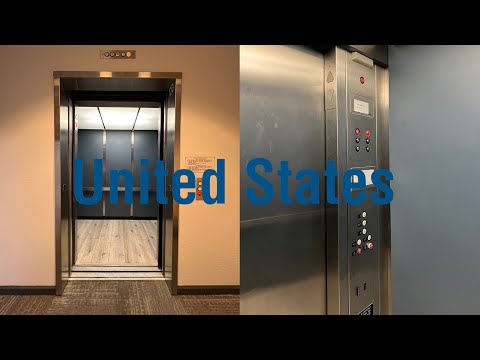 United States Circle Button Hydraulic Elevator - 1300 K St - Modesto, CA