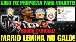 ATLÉTICO-MG FAZ PROPOSTA OFICIAL POR TITULAR DO GALATASARAY! MARIO LEMINA SERÁ REFORÇO DO GALO!?