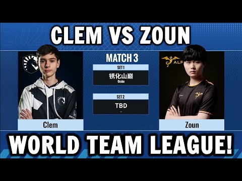 Clem vs Zoun - Team Liquid vs Alpha X Pt.2 (World Team League)