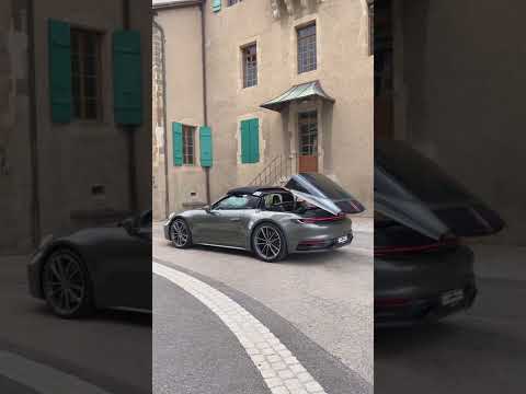 Targa Roof Opening 🔥 Porsche 911 Targa 4s 992