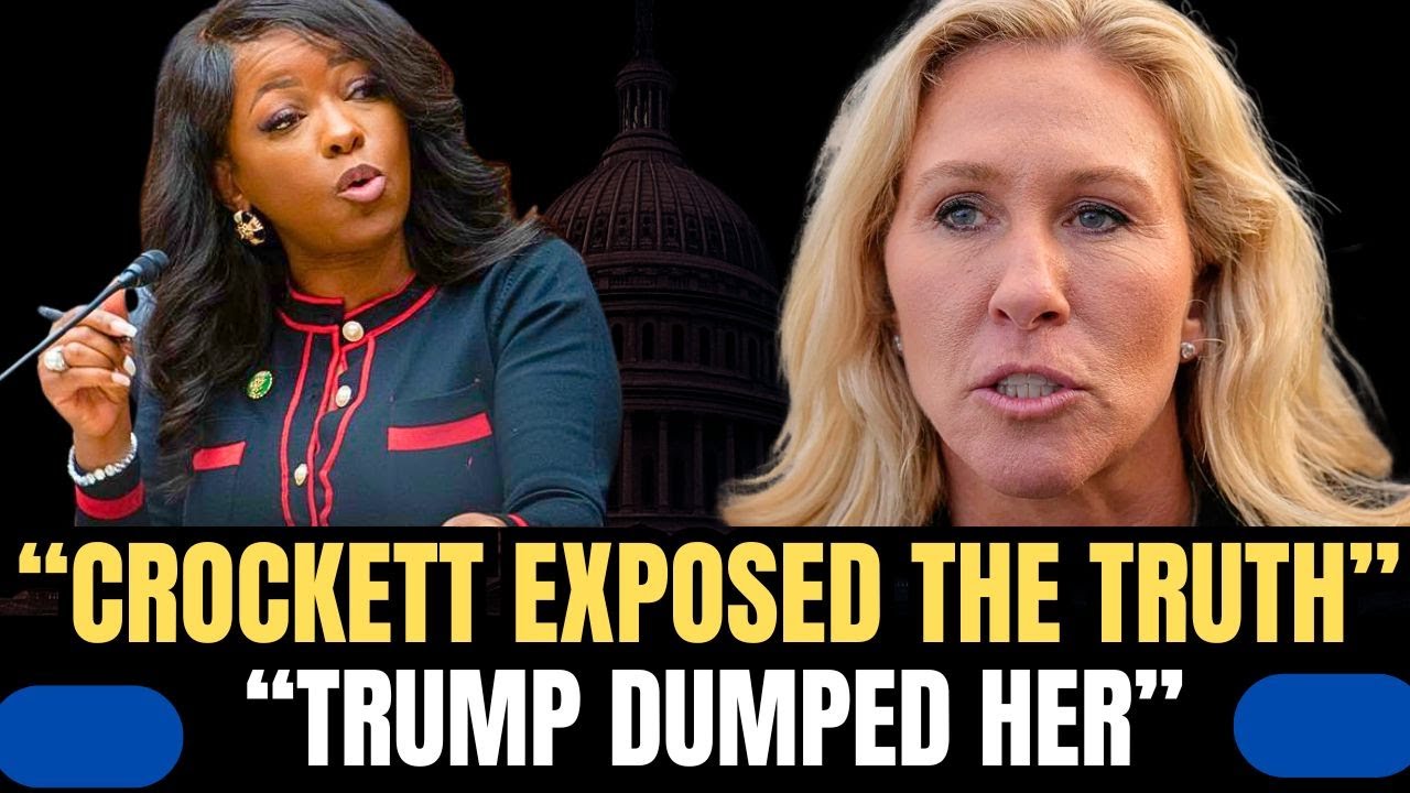 JASMINE CROCKETT EXPOSES THE REAL REASON BEHIND MTG’S SHOCK EXIT