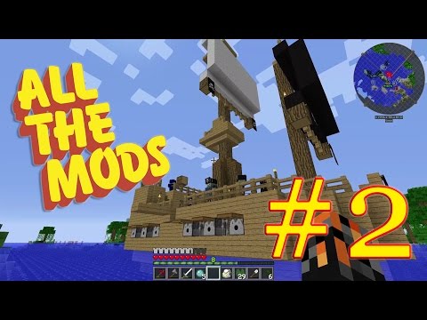Minecraft : All The Mods 1.10.2 : #2 - I'm On A Boat!!
