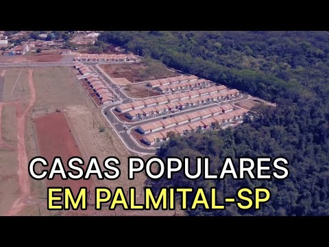 Casas Populares em Palmital-SP/ Imagens Aéreas 