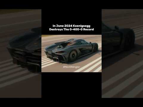 Koenigsegg vs Bugatti Which is FASTER for 0-400-0 km/h?
