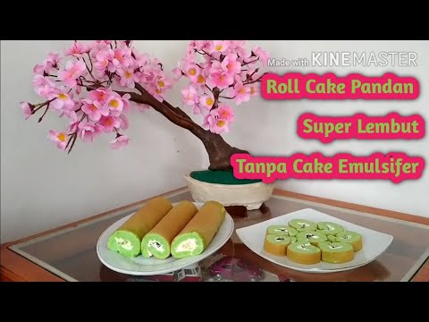 ROLL CAKE PANDAN 6 TELUR NO EMULSIFIER