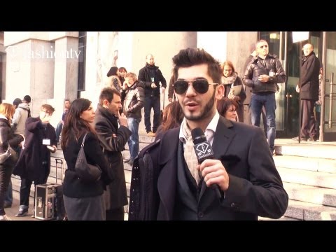 Anna Dello Russo on Salvatore Ferragamo Fall 2012 at Milan Men's Fashion Week | FashionTV - FTV