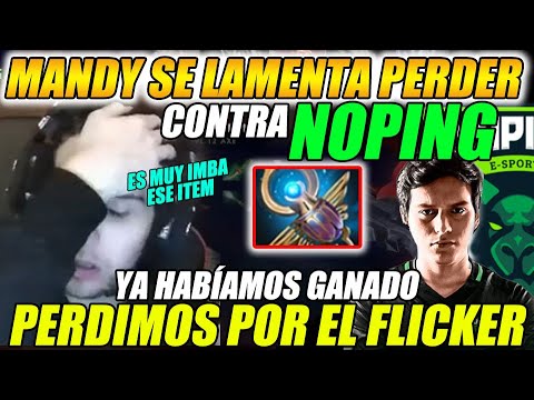 😭MANDY SE LAMENTA PERDER EL PIMER JUEGO CONTRA NOPING, "YA HABÍAMOS GANADO, PERDIMOS POR EL FLICKER"