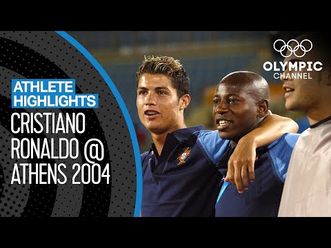 19 Year-old Cristiano Ronaldo 🇵🇹 at Athens 2004 | Athlete Highlights