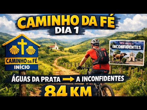 CAMINHO DA FÉ 2025| DIA 1| ÁGUAS DA PRATA A INCONFIDENTES|  MINHA PRIMEIRA  VEZ | #caminhodafé