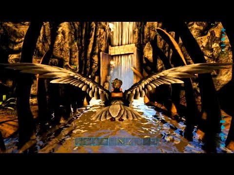 Episode 102: Building in the Viking Bay Waterfall Cave - Ark: Ragnarok Survival Guide