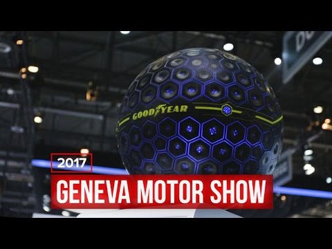 Goodyear shows off its smart, spherical tire concept | 2017 Geneva Motor Show
