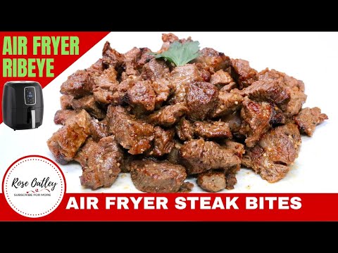 Air Fryer Steak Bites | Air Fryer Ribeye Recipe