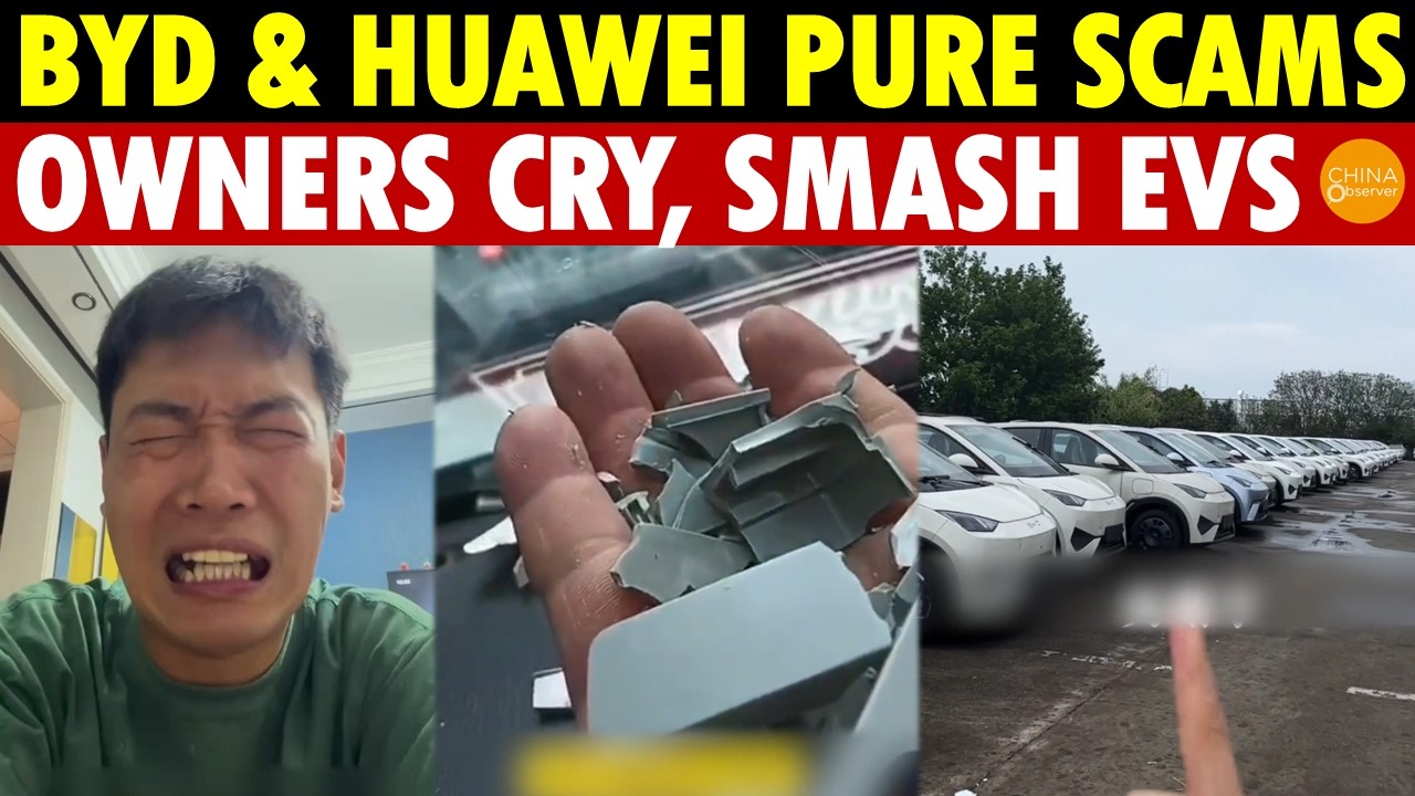 BYD & Huawei Called Pure Scams: $70K EV Airbags Fail in a Month, Doors Open on Highway, Owners Cry