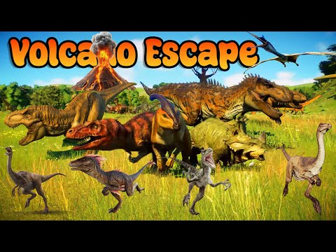 100 Dinosaurs Race & Escape Season 2 All Episodes - JURASSIC WORLD EVOLUTION 2 Included T-Rex #13